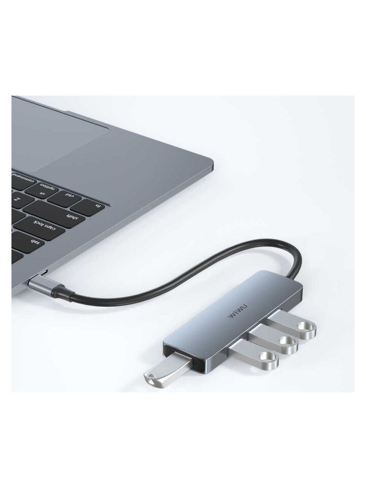 WIWU Alpha A440 Pro 4 In 1 Type-c Hub 4'lü Usb Çoğaltıcı