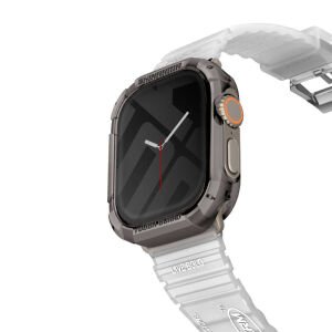 Apple Watch Ultra 49mm SkinArma Kurono Buzlu Tasarım Sert PC Kasa Koruyucu siyah