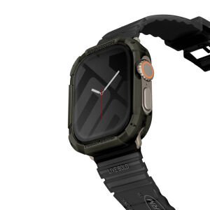 Apple Watch Ultra 49mm SkinArma Kurono Buzlu Tasarım Sert PC Kasa Koruyucu siyah