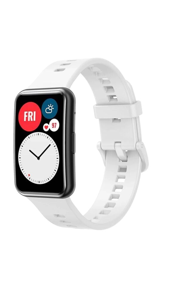 Huawei Fit 1 Uyumlu Silikon Spor Kordon
