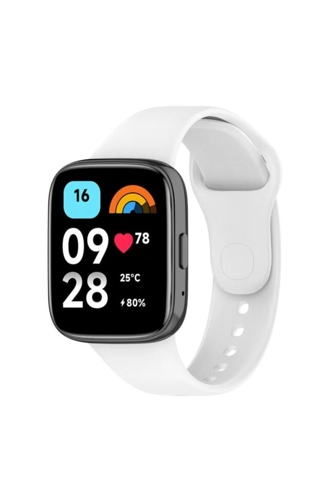 Redmi Watch 3 Active Uyumlu Silikon Kordon