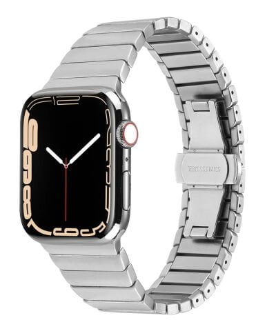 Apple Watch Uyumlu Balık Sırtı Çelik Kordon