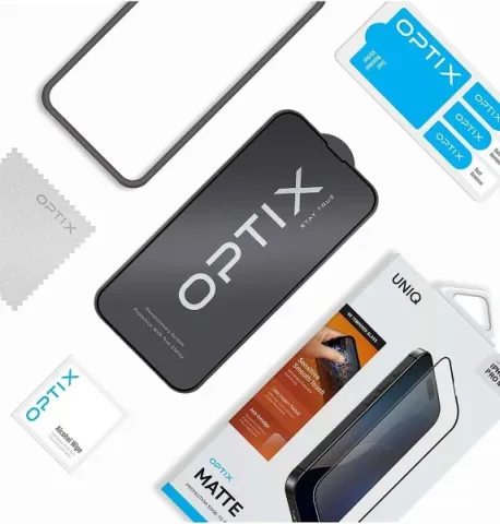 Uniq Mat Ekran Koruyucu Optix Mat Teknolojisi 16 pro max