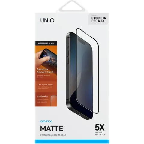 Uniq Mat Ekran Koruyucu Optix Mat Teknolojisi 16 pro max