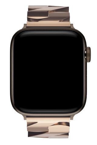 Apple Watch Uyumlu Zigzag Loop Kordon Rose Gold